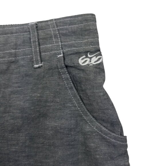 Nike 6.0 Organic Cotton/Linen Blend Tie Front Shorts Women's Size M (7-9) - Picture 2 of 9